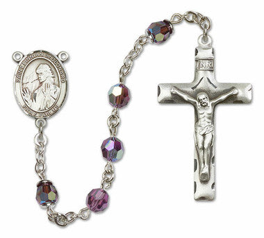 St. Finnian of Clonard Sterling Silver Rosary - 10 Color Options (8308/0644)