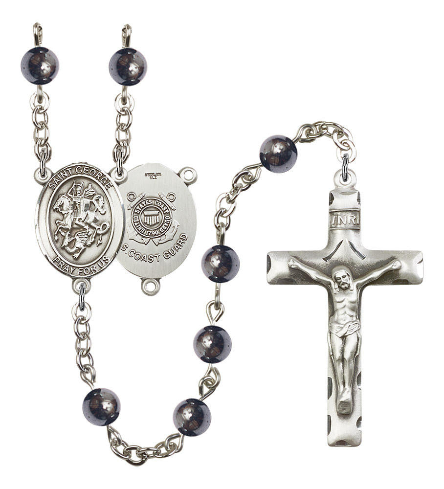 St George / Coast Guard Rosary - 7 Bead Options 8040SS3