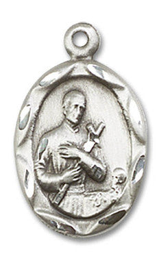 St. Gerard Medal - Sterling Silver 3/4" x 3/8" Pendant (0612GSS)