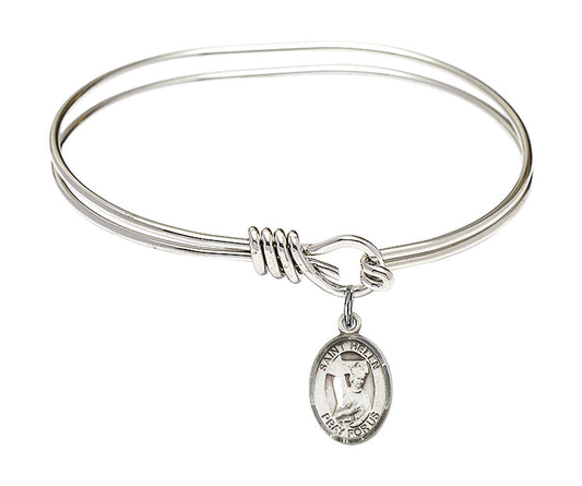 St Helen Eye Hook Bangle Bracelet - Sterling Silver Charm 9043SS