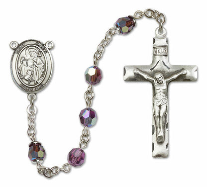 St James The Greater Sterling Silver Rosary - 16 Color Options 8050/0644