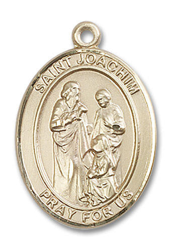 St Joachim Medal - 14kt Gold Oval Pendant 3 Sizes