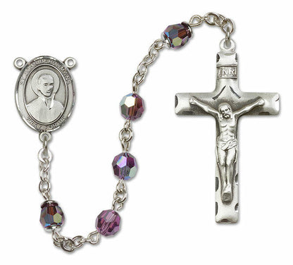 St John Berchmans Sterling Silver Rosary - 16 Color Options 8370/0644