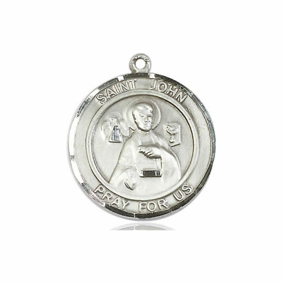 St John Medal - Sterling Silver Round Pendant 2 Sizes