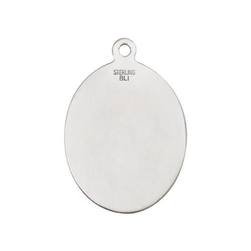 St John of God Medal - Sterling Silver Oval Pendant 3 Sizes