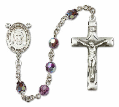 St. Joseph Freinademetz Sterling Silver Rosary - 10 Color Options (8329/0644)