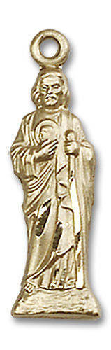 St Jude Pendant - 14kt Gold 7/8 x 1/4 5934