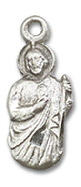 St. Jude Pendant Charm - Sterling Silver (0210SS)