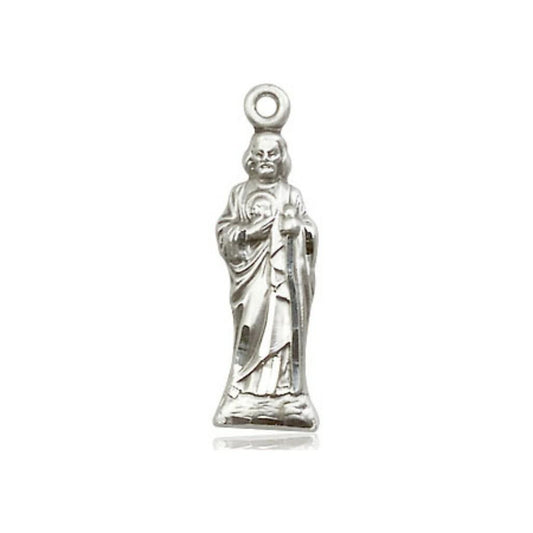St Jude Pendant - Sterling Silver 7/8 x 1/4 5934SS