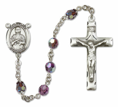 St Kateri Sterling Silver Rosary - 16 Color Options 8061/0644