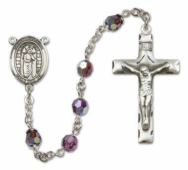 St. Matthias The Apostle Sterling Silver Rosary - 10 Color Options (8331/0644)