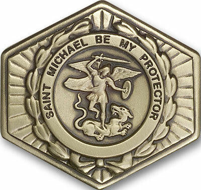 St Michael Visor Clip - Gold Finish 1023VG