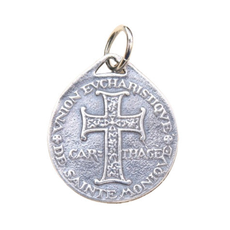 Back of St. Monica Hope Antique Medal