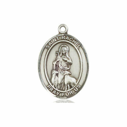 St Rachel Medal Medal - Sterling Silver Oval Pendant 3 Sizes
