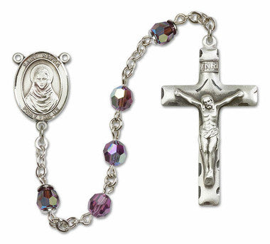 St. Rafka Sterling Silver Rosary - 10 Color Options (8338/0644)
