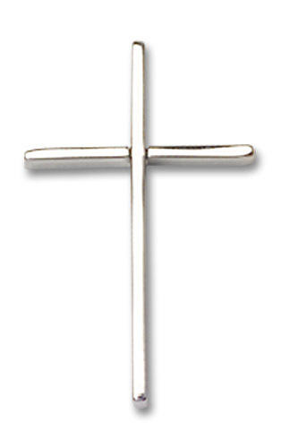 Thin Cross Pendant - Sterling Silver 3/4 x 3/8 0014MSS